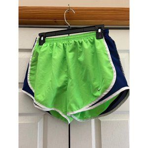 Nike Dri-Fit Green/Blue Running Shorts Women’s Medium